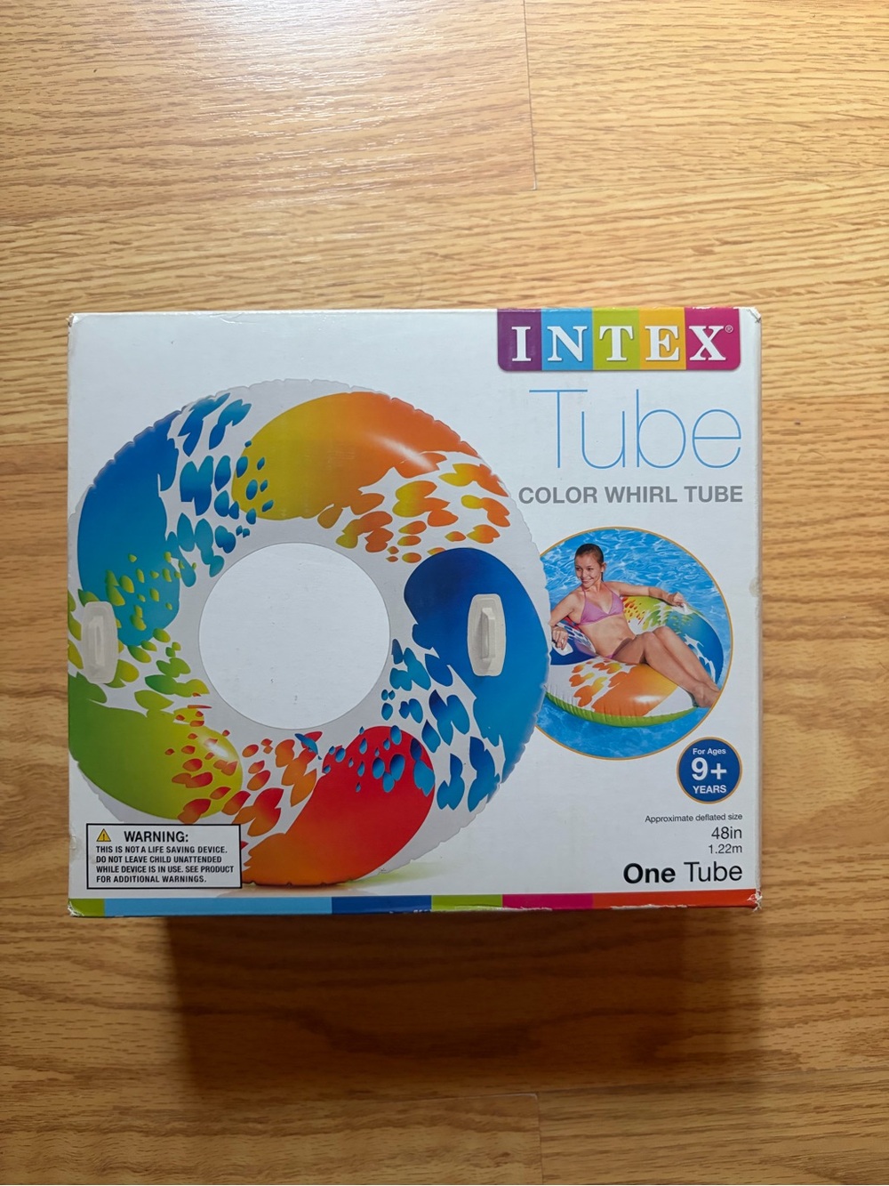 Intex Color Whirl Inflatable Tube - Multicolor